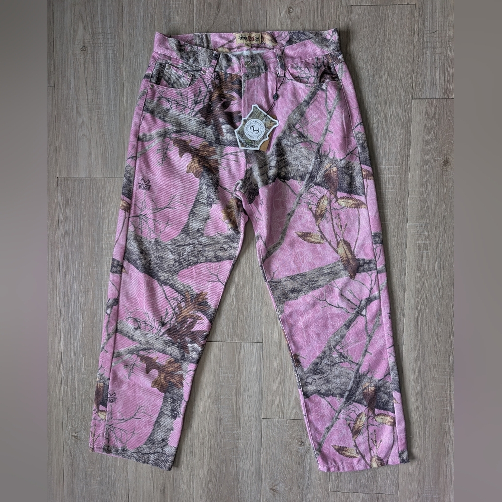 NWT Stussy Realtree Edge Big Ol' Jean 'Pink - Picture 3 of 13